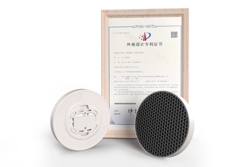 Born of Market Demand (3)KEOU anti-glare LED panel light with official design patent certificate for indoor ceiling lighting